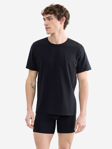 SLOGGI T-Shirt ' SLG Base ' in Schwarz: Vorderseite