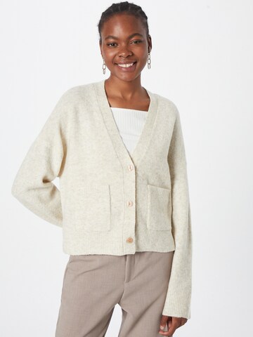 Abercrombie & Fitch Sweatjakke i beige: forside