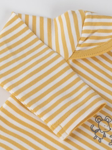 SIGIKID Romper/Bodysuit 'Body, langarm Classic Baby' in Yellow