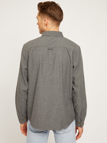 mazine Regular fit Button Up Shirt ' Yarm Shirt ' in Grey