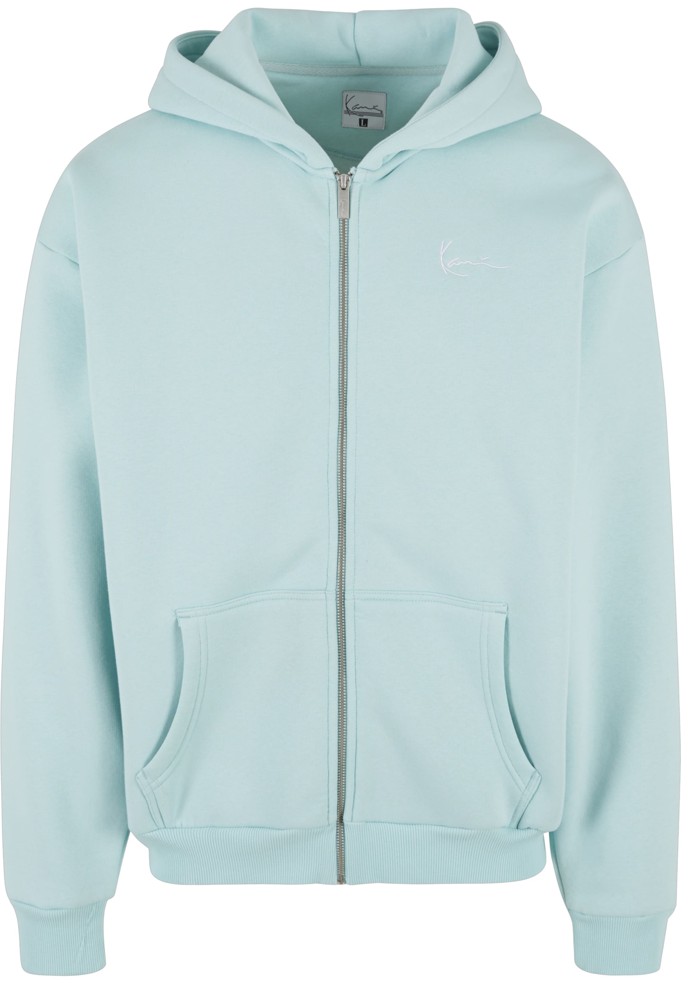 Karl Kani - Sudadera con cremallera 'Essential' en azul: frente