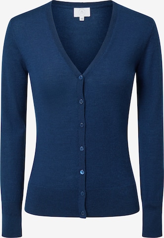 Cardigan CASH-MERE.CH en bleu : devant