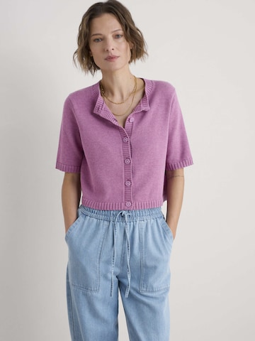 Seasalt Cornwall Cardigan 'Gillan Creek' i lilla: forside