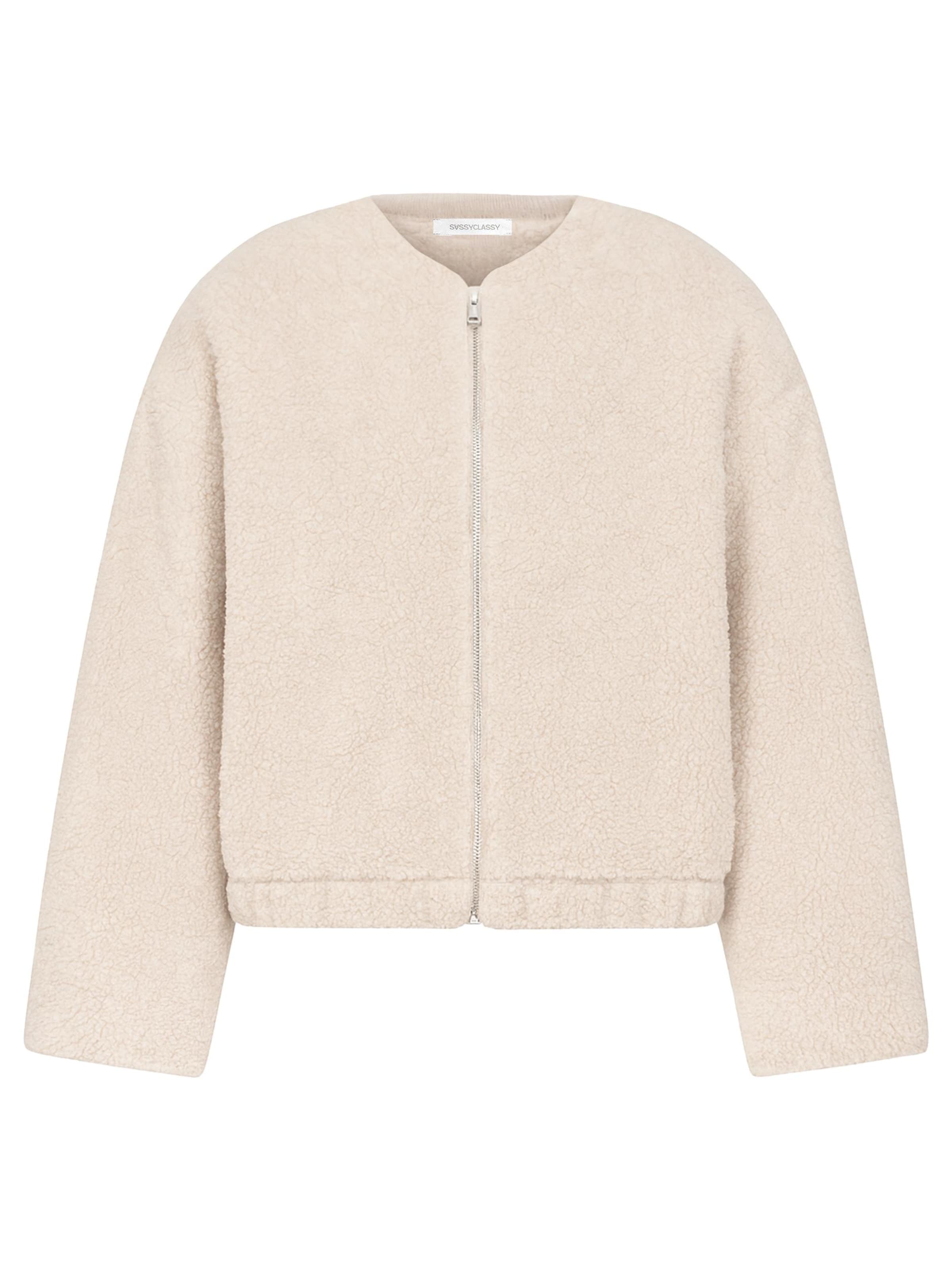 SASSYCLASSY Übergangsjacke in beige, Produktansicht