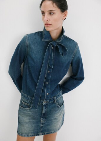 MANGO Dress 'Augusto' in Blue: front