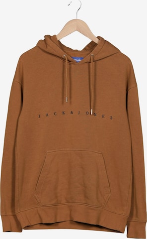 JACK & JONES Kapuzenpullover L in Braun: Vorderseite
