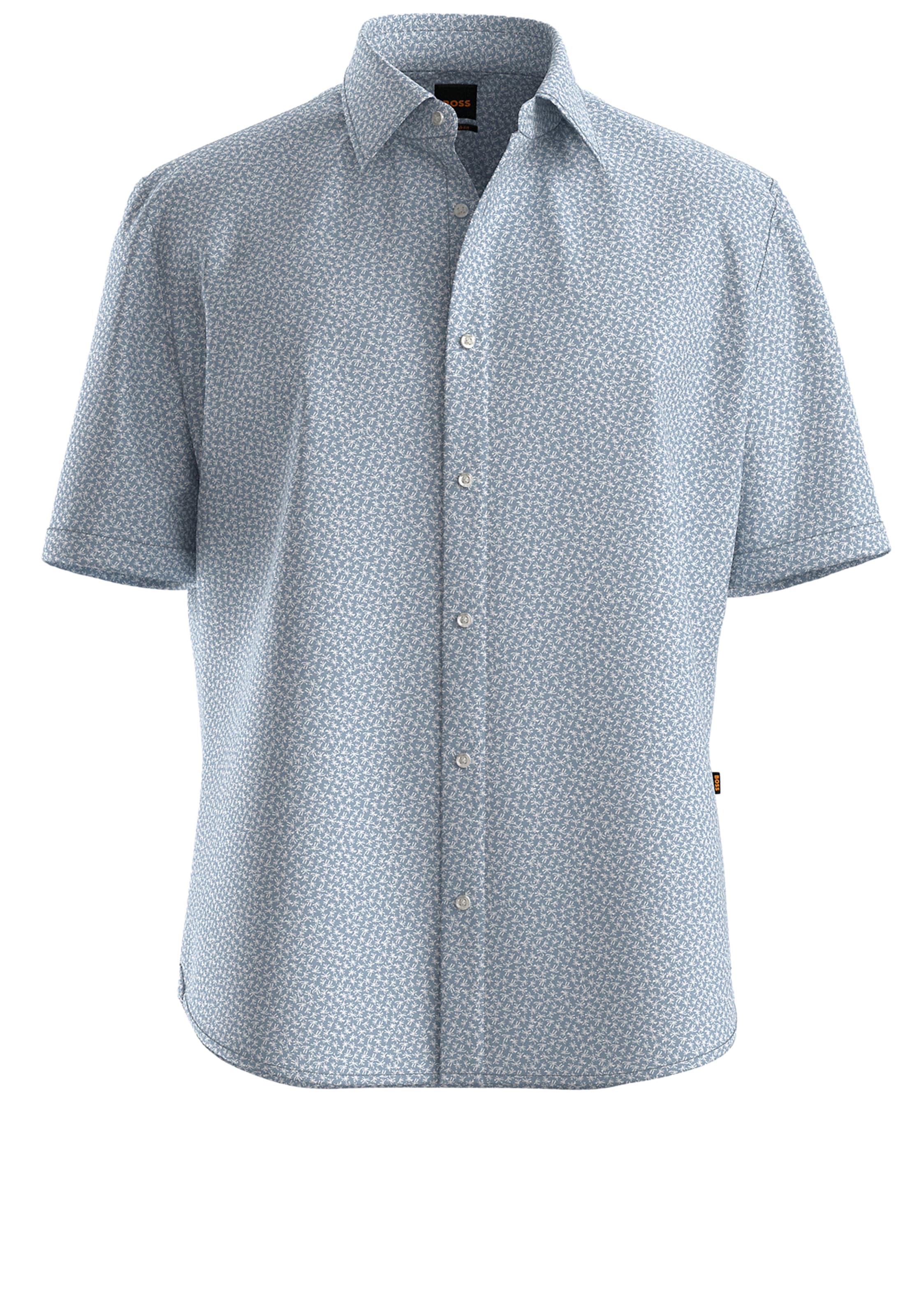 BOSS Regular Fit Hemd 'Rash' in Blau: Vorderseite