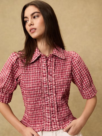 Next Blouse in Rood: voorkant