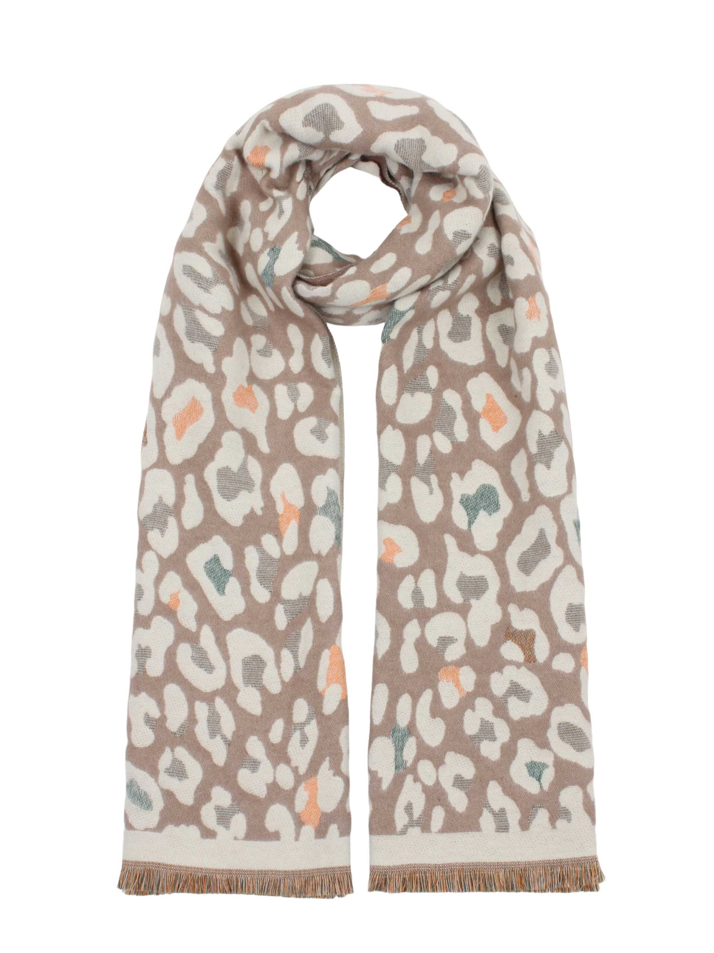 SAMAYA Scarf 'Frenc' in Brown: front