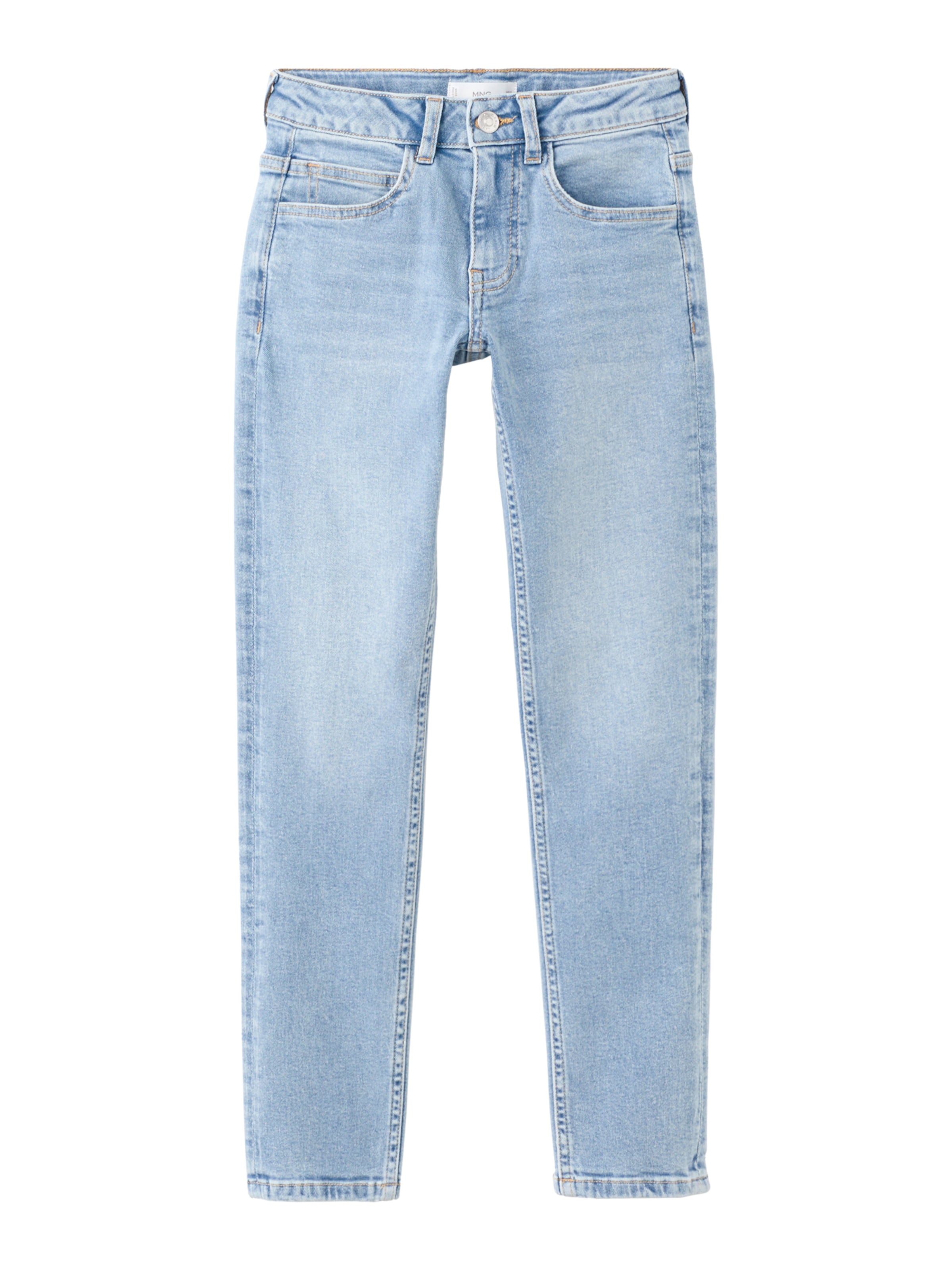 MANGO KIDS Skinny Farkut värissä sininen: etupuoli