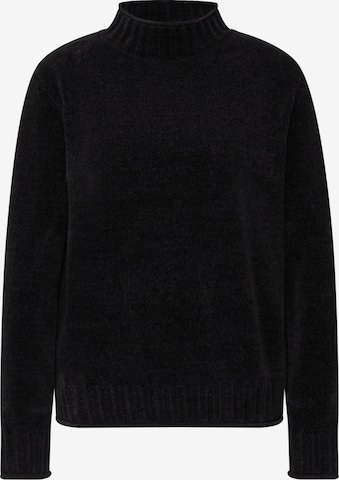 STREET ONE Sweater 'Chenille' in Black: front