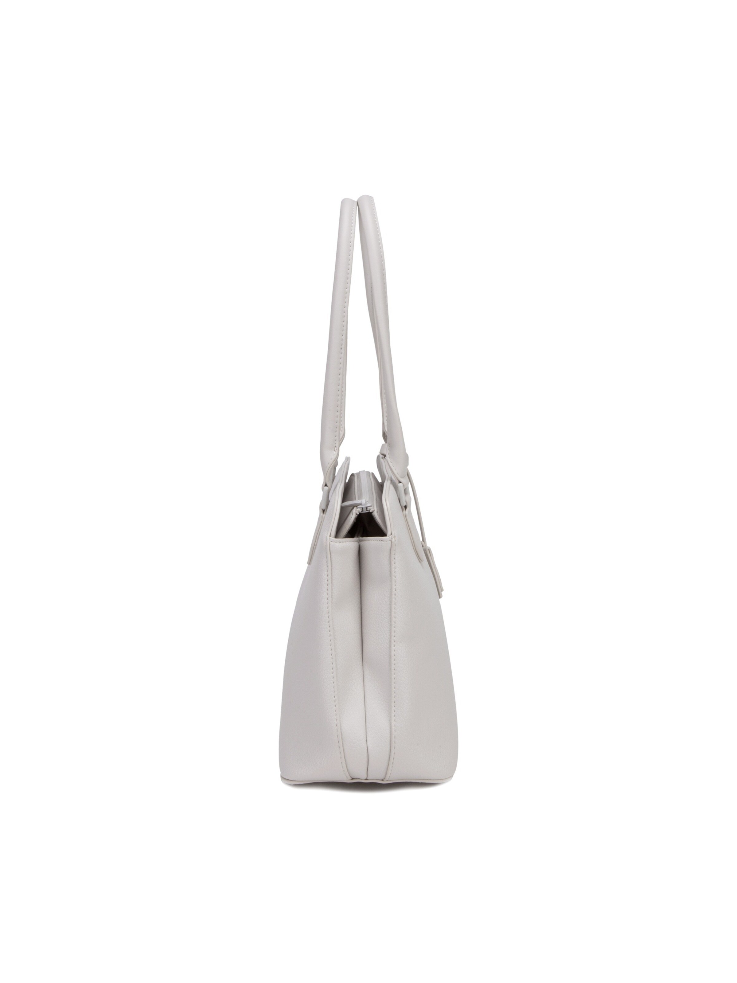 Borsa a spalla 'Borsa a spalla David Jones ecopelle martellata trapezio' di David Jones in beige