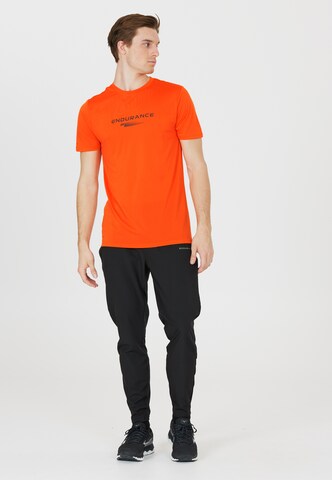 ENDURANCE - Camiseta funcional 'Portofino' en naranja