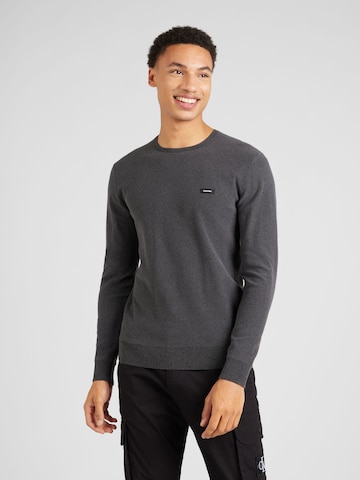 Calvin Klein Sweater in Grey: front
