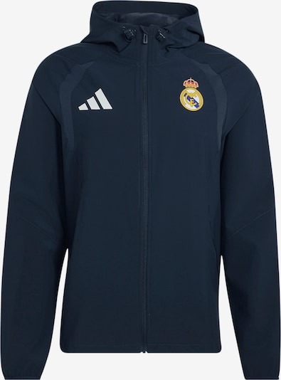 ADIDAS PERFORMANCE Treenitakki 'Real Madrid Tiro Travel' koossa S värissä laivastonsininen, Tuotenäkymä