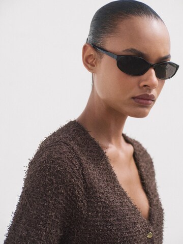 MANGO Knit cardigan 'CAMILA' in Brown