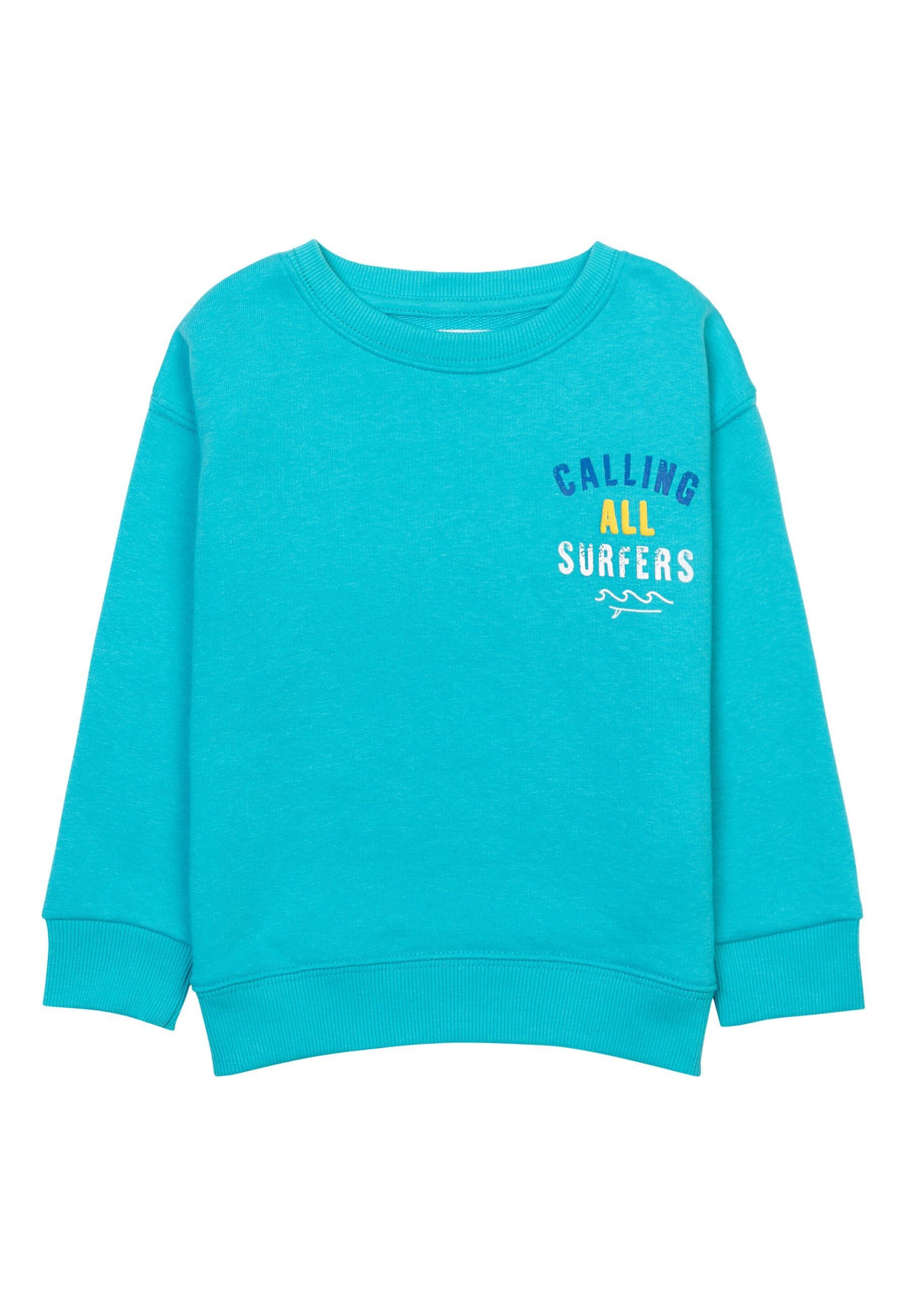 MINOTI Μπλούζα φούτερ σε μπλε: μπροστά