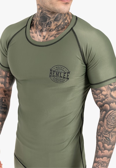 Benlee T-Shirt fonctionnel 'Limehills' en olive / noir, Vue avec produit
