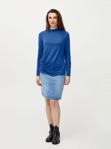 PULZ Jeans - Camisa 'Lippa' em azul