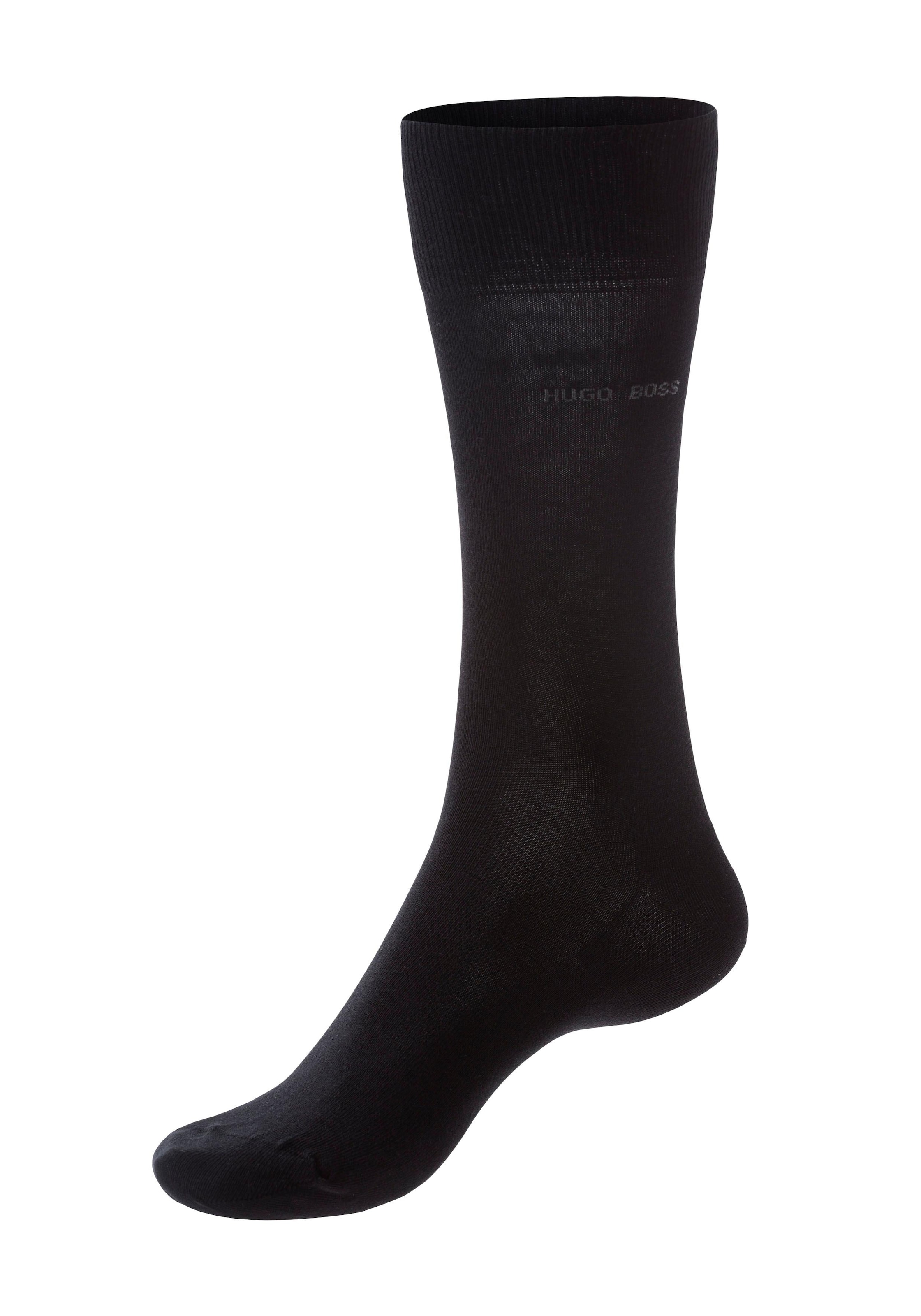 BOSS - Calcetines 'Marc' en negro: frente