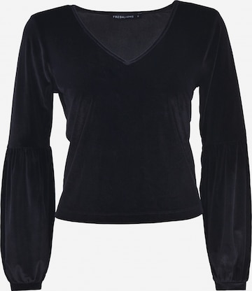 FRESHLIONS Shirt 'Viveka' in Zwart: voorkant