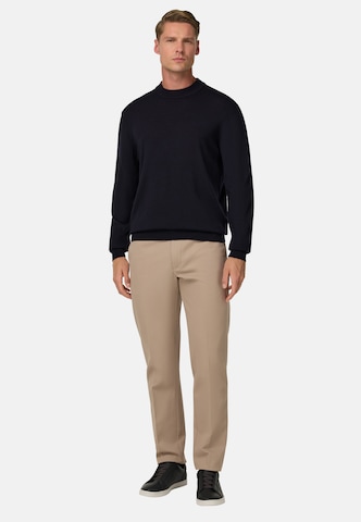 Coupe slim Pantalon à plis Boggi Milano en beige