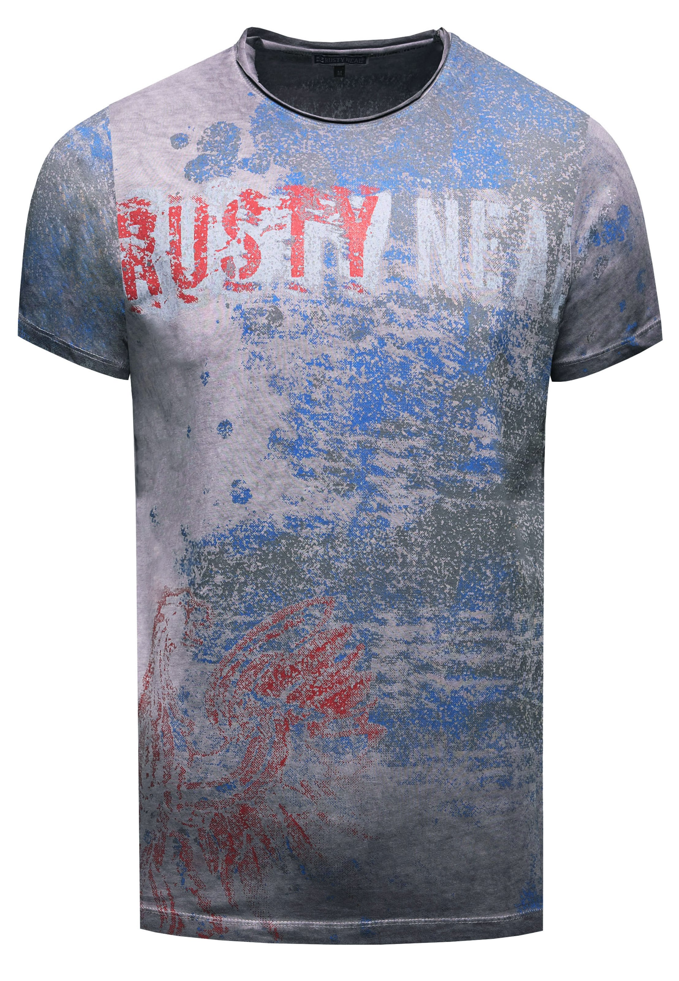 Rusty Neal T-Shirt in Grau: Vorderseite