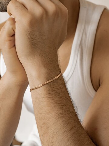 Hey Happiness - Pulsera 'Serpent Flat' en oro