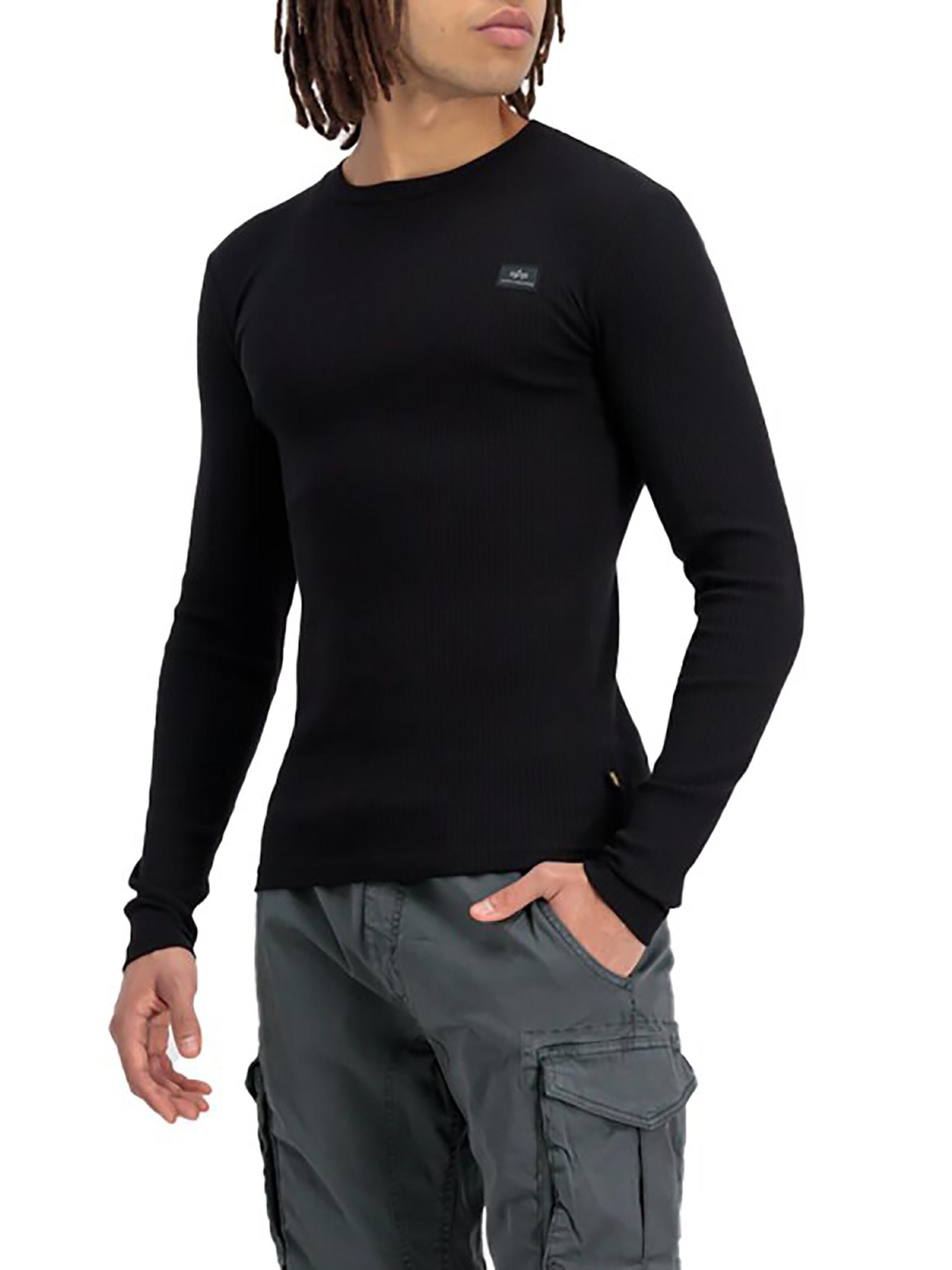 ALPHA INDUSTRIES Pullover '136505-03'‌‌‌‌ in Schwarz