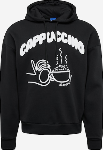 Sweat-shirt 'CAPPA' JACK & JONES en noir : devant