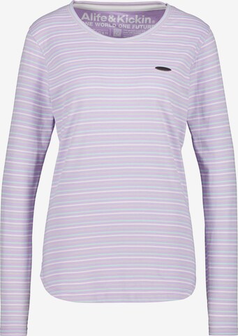 Alife and Kickin Shirt 'LeaAK' in Purple: front