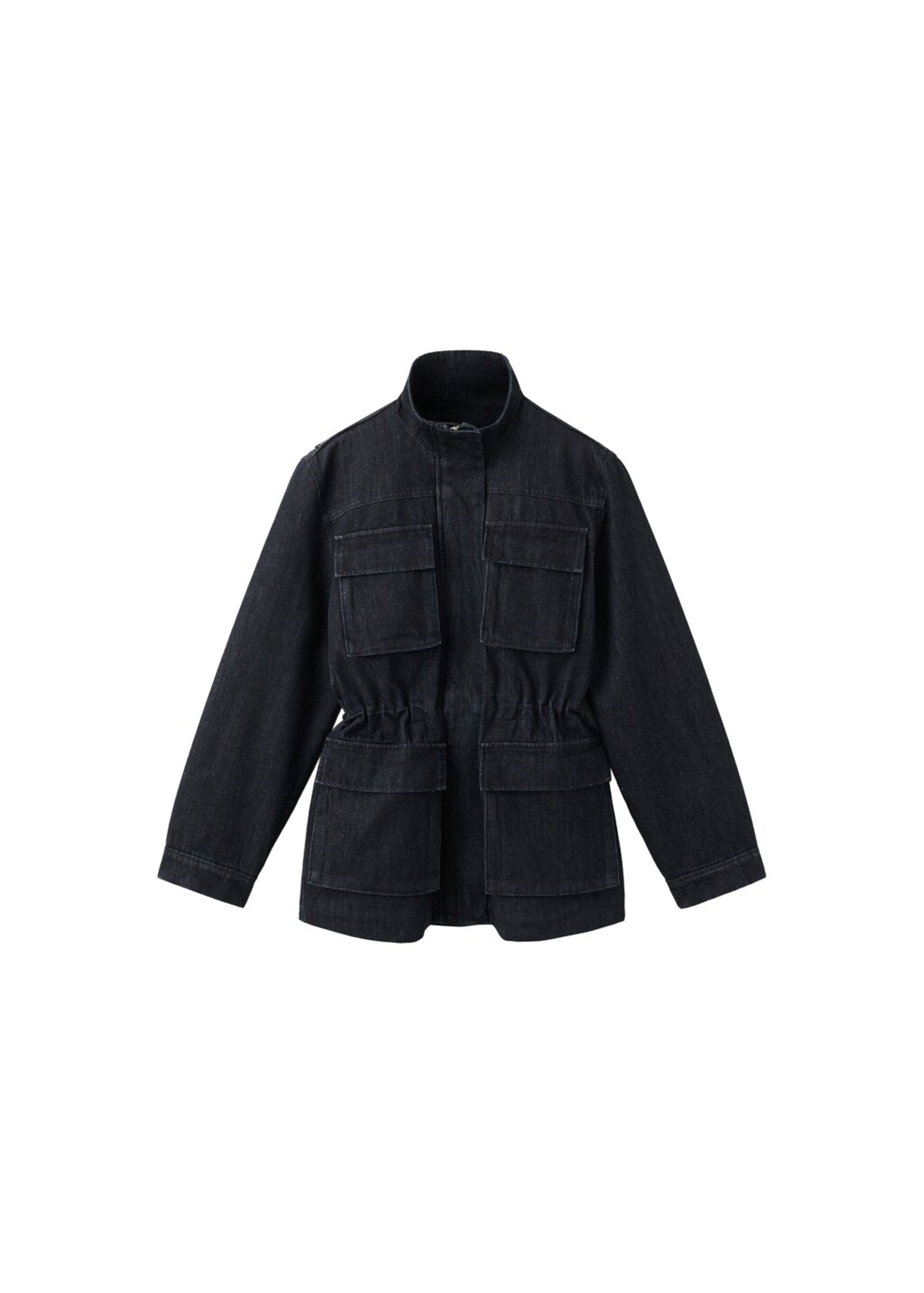 MANGO Between-Seasons Parka 'Lena' in mottled blue, Item view