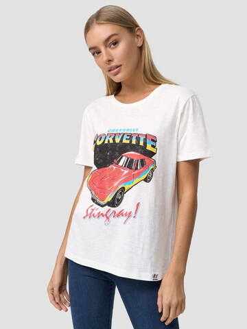 Recovered Shirt 'Corvette Stingray' in Beige