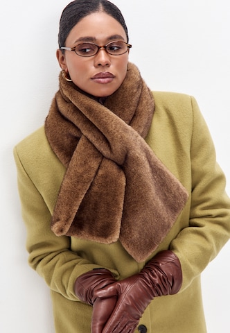 CESARE GASPARI Scarf in Brown