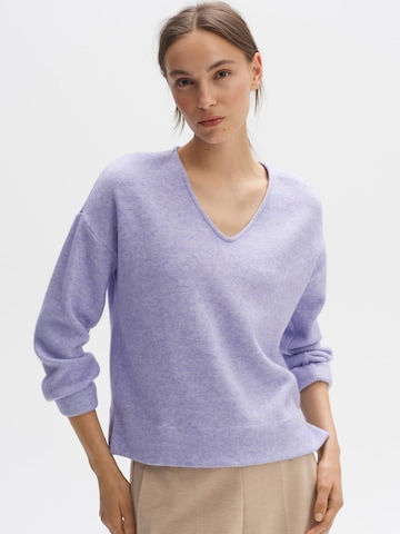 OPUS - Pullover 'Gelela' em roxo: frente