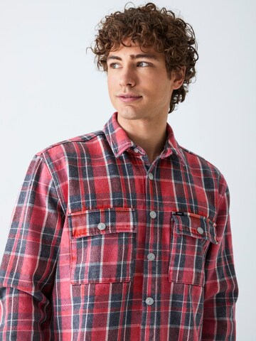 LTB Regular Fit Hemd 'Steven' in Rot