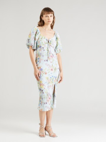 Gina Tricot Καλοκαιρινό φόρεμα σε μπλε: μπροστά