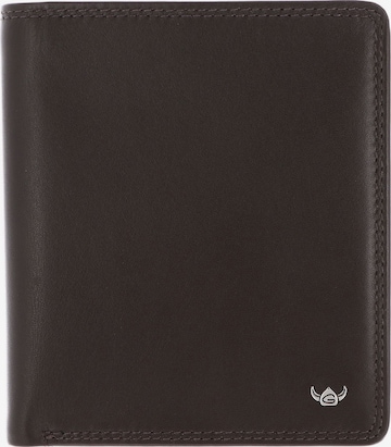 Porte-monnaies 'Polo' GOLDEN HEAD en marron : devant