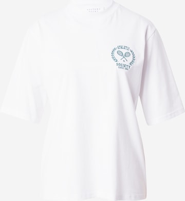 SISTERS POINT - Camiseta 'HELGA' en blanco: frente