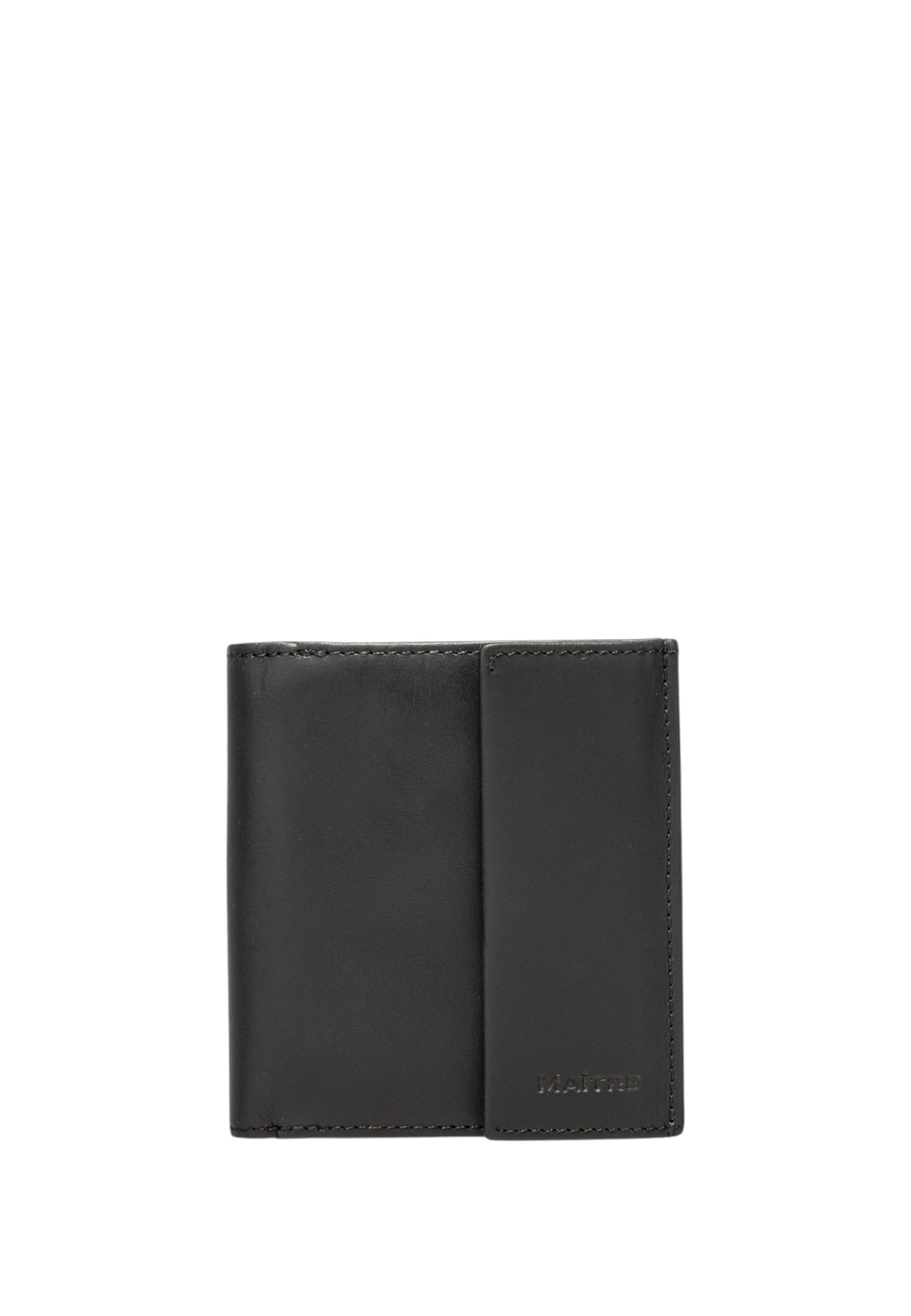 Maître Portemonnaie 'Birkheim Gerfried' in Schwarz: Vorderseite