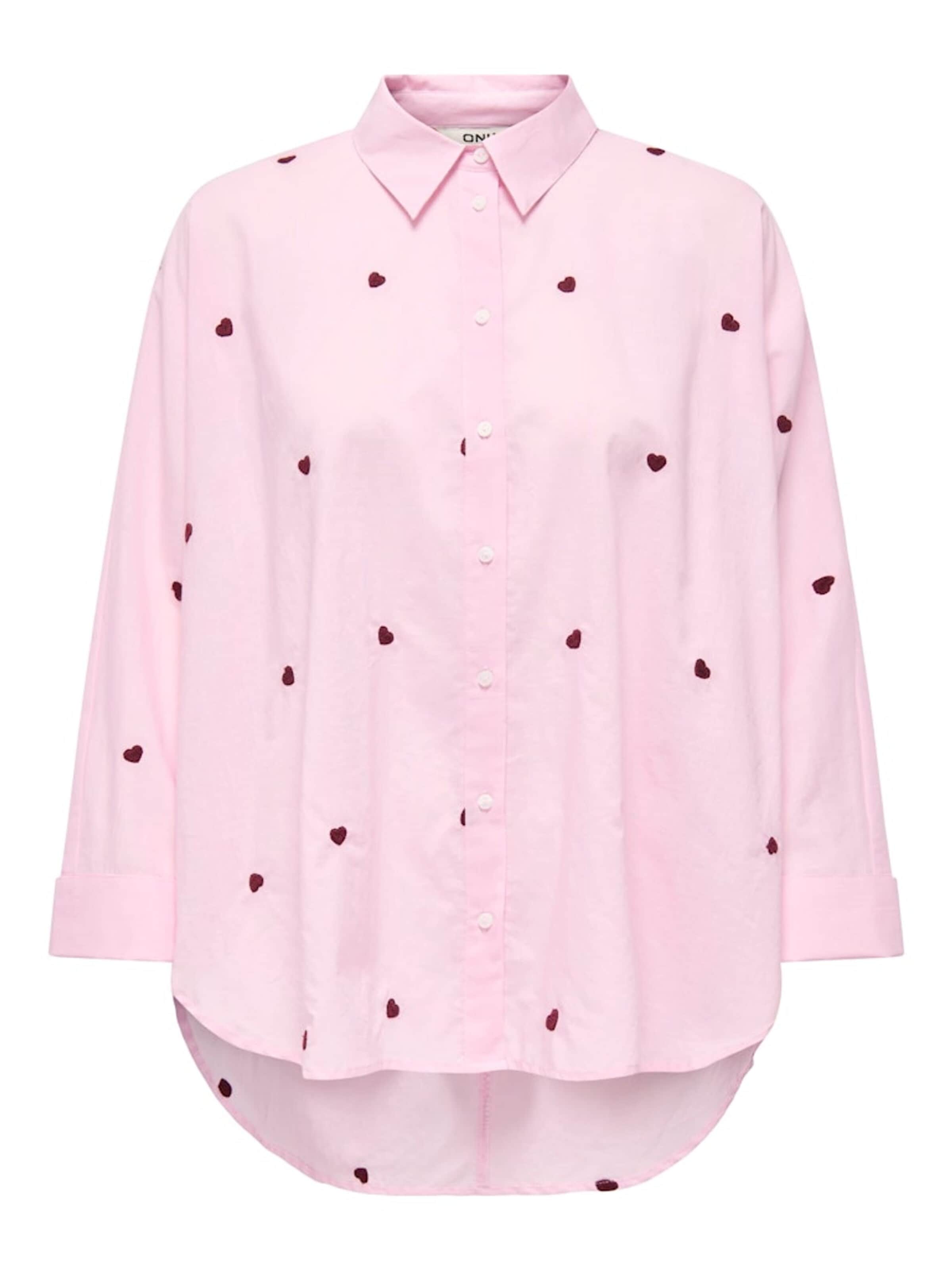 ONLY Blouse in Roze: voorkant
