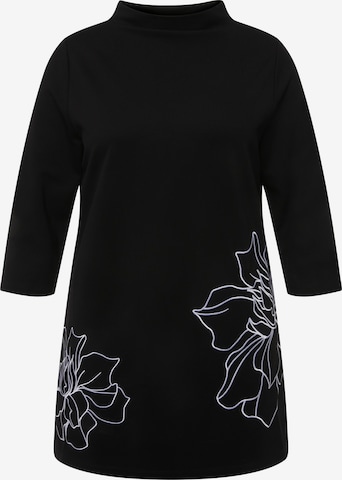 Ulla Popken Sweatshirt in Black: front