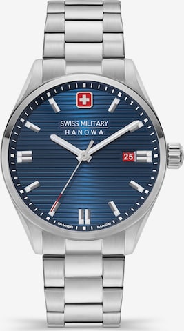 SWISS MILITARY HANOWA Analoog horloge 'ROADRUNNER' in Blauw: voorkant