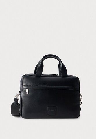Calvin Klein Torba na laptopa w kolorze czarny: przód