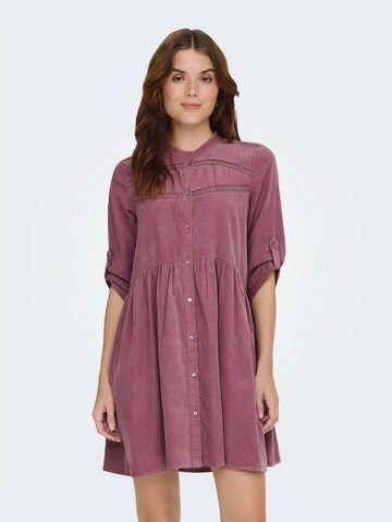 Rochie tip bluză 'ONLCHICAGO-AIME' de la ONLY pe roz: față