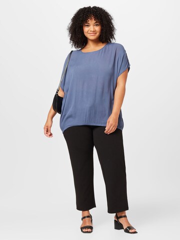 KAFFE CURVE Blouse 'Ami Stanley' in Blauw
