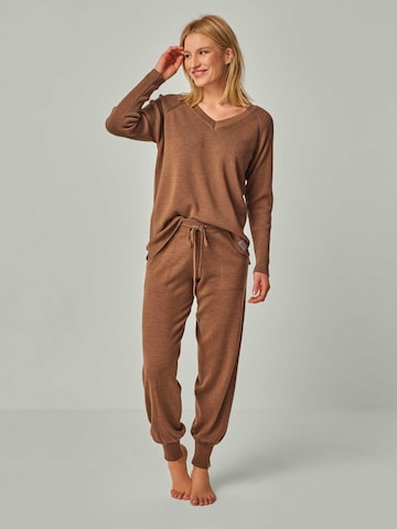 YOU LOOK PERFECT Loose fit Trousers 'BELLA' in Brown