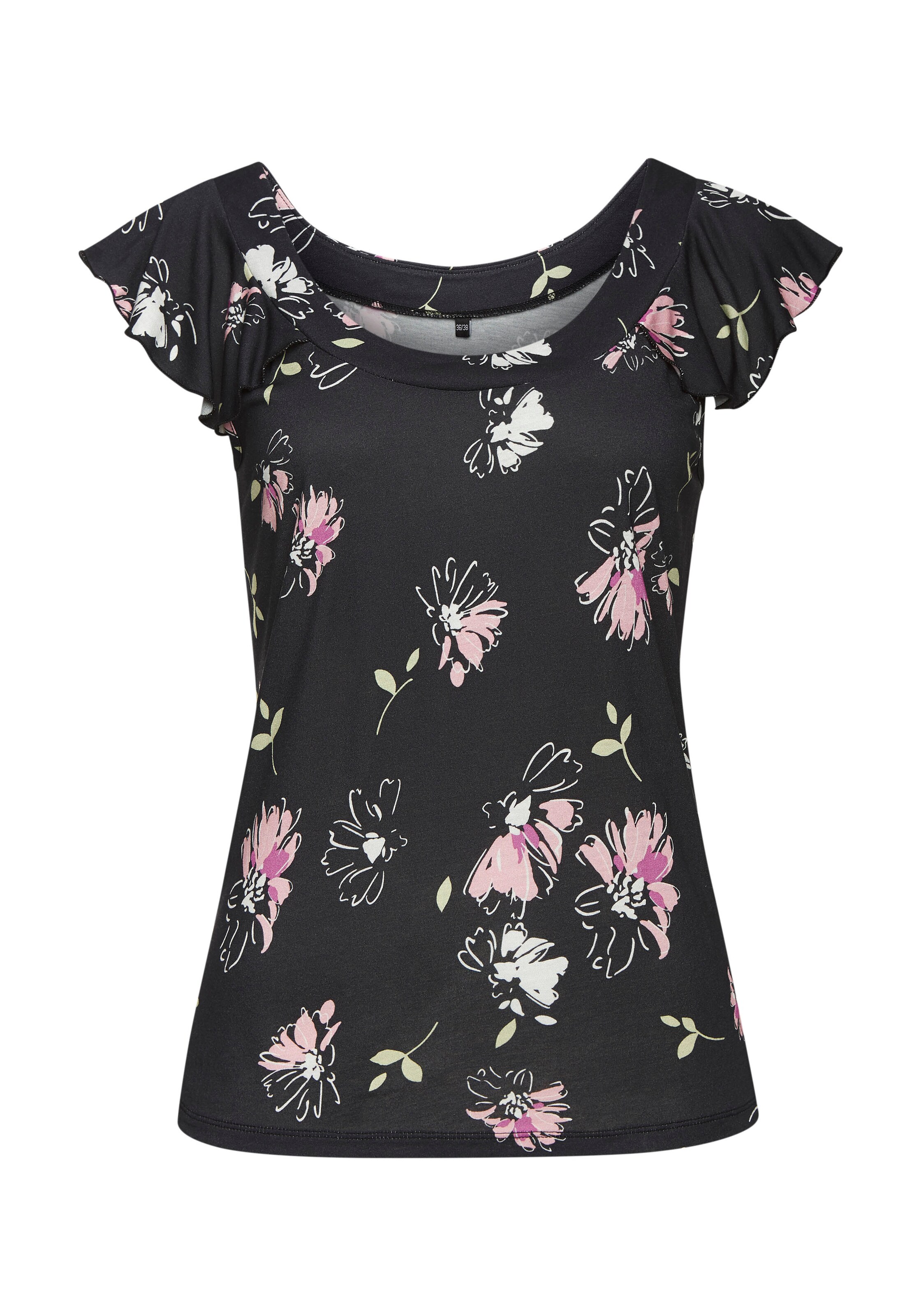 VIVANCE Футболка в Черный: спереди