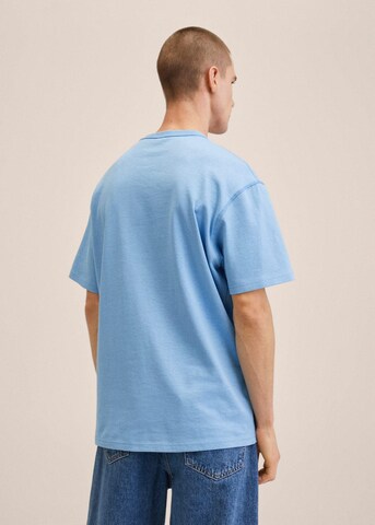 MANGO MAN Shirt 'Anouk' in Blauw