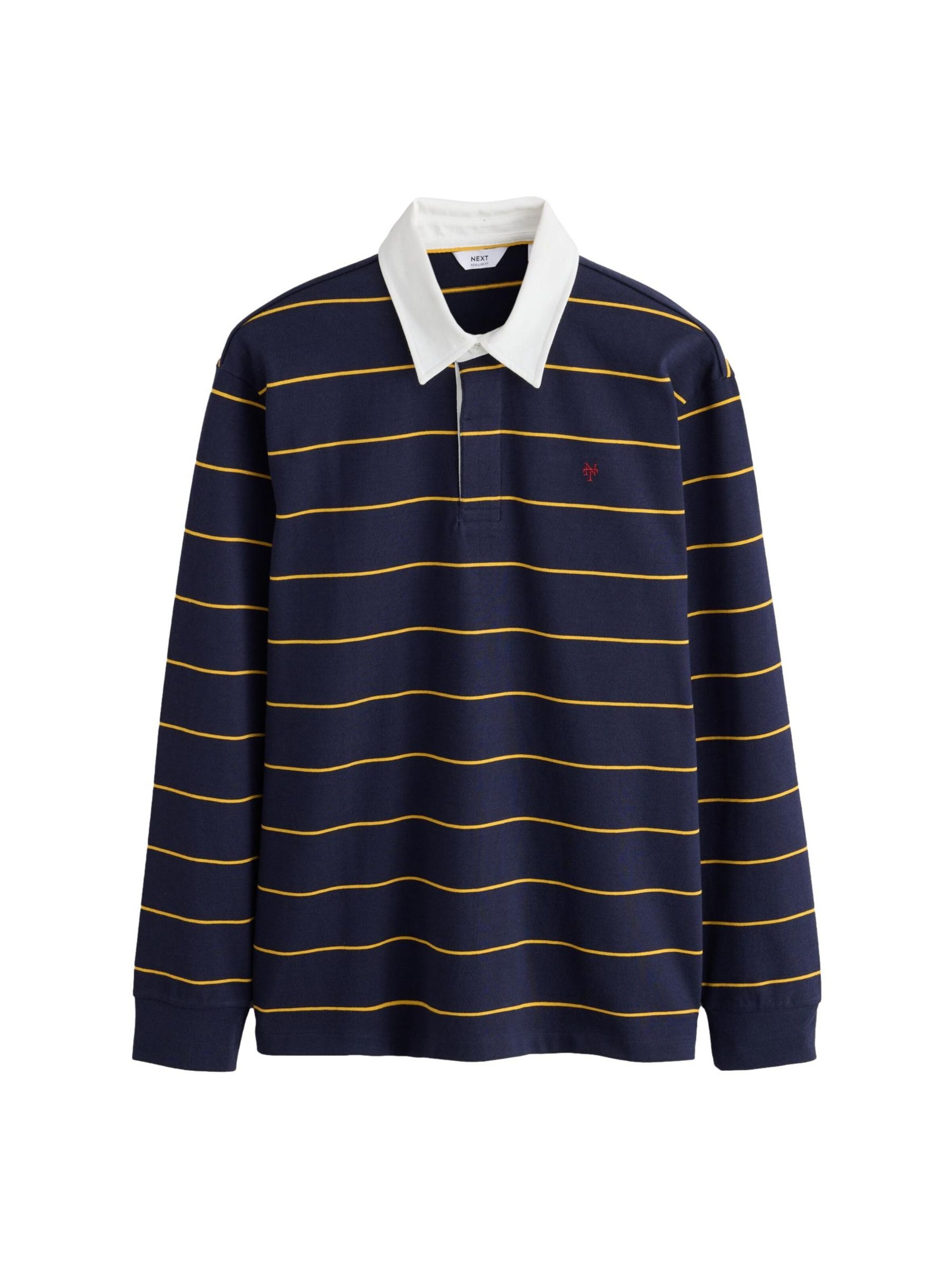 Next Poloshirt in S in navy / gelb, Produktansicht